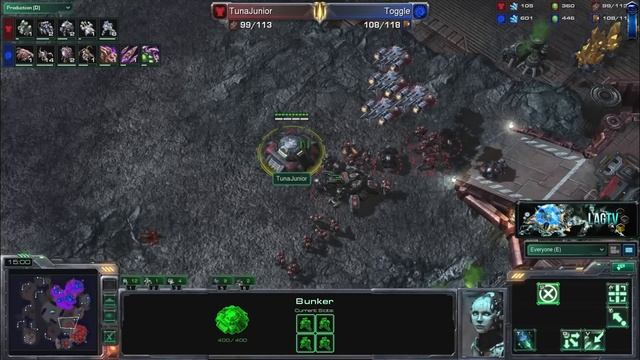 TunaJunior (T) VS Toggle (Z) -- Novawar Solo Cast смотреть онлайн