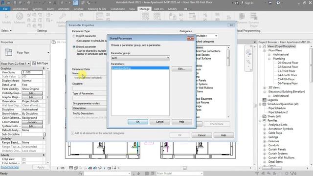 8.4 Working With Shared Parameters - Revit MEP 2021- Hindi смотреть онлайн