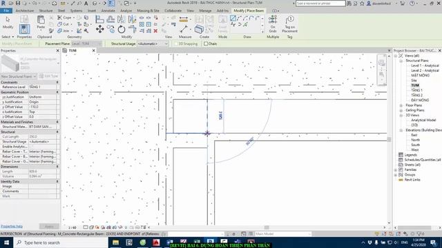 [REVIT] Bài 7. Dựng hoàn thiện mô hình phần thân смотреть онлайн