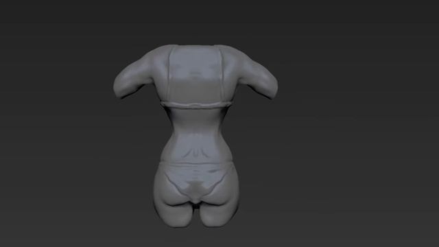 Female Body sculpt on Zbrush (Turntable) смотреть онлайн