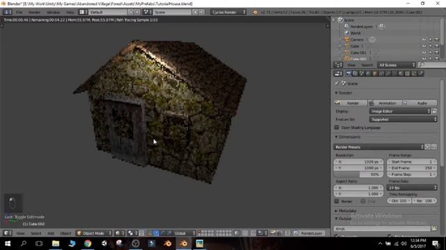 Blender 3D Modeling for Unity Games | 8. Exporting Model as FBX смотреть онлайн