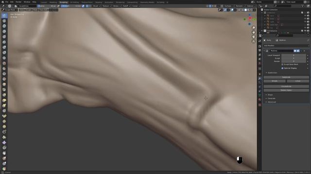 Sculpt a Carnotaurus dinosaur in Blender 2.93! (Part 5) [Timelapse] смотреть онлайн