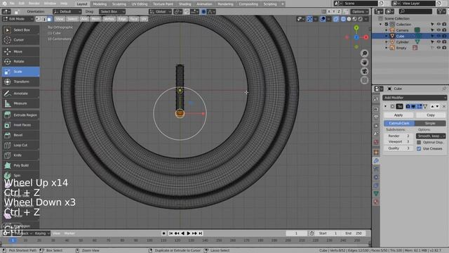 Modeling a spiral bevel gear - Blender Tutorial смотреть онлайн