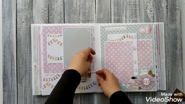 Four years in nursery | Interactive Scrapbook mini album | 8x10 inches | Girl Album смотреть онлайн