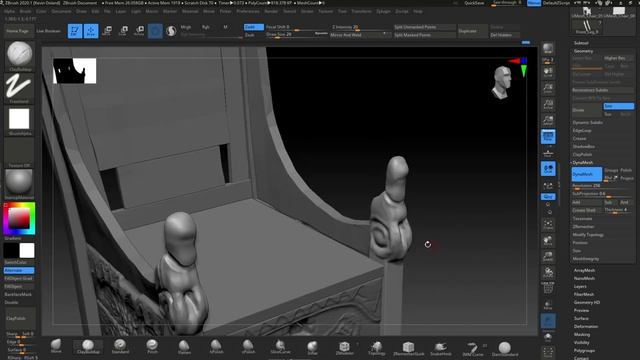 ZBrush Using Alphas | Second installment of Medieval Sculpting смотреть онлайн