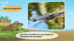 03. Meet the Animals | Nile Crocodile | Wild Animals | Stories for Kindergarten