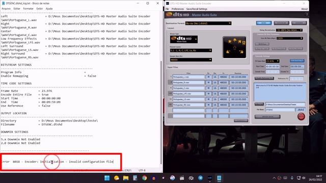 DTS-HD Master Audio Suite Encoder - Instalação