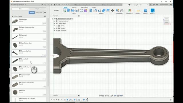 Week 5 Update V12 Engine in Fusion 360 смотреть онлайн