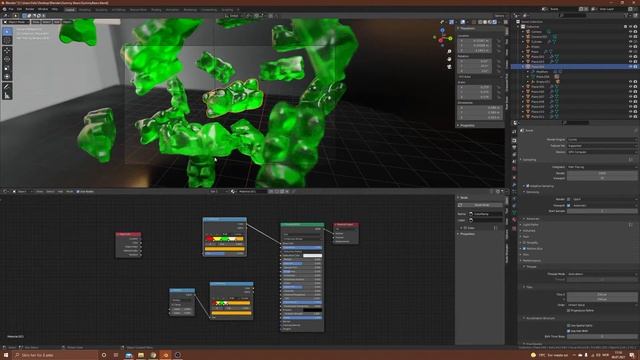 How to CHANGE COLOR of several object with the SAME MATERIAL | Blender Tutorial смотреть онлайн