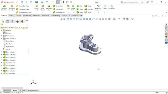 Solidworks Exercise Tutorial | EXERCISE#18 HINDI