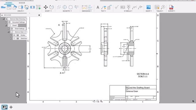 Changing Title Block of An Existing Drawing in Fusion 360 смотреть онлайн
