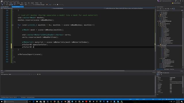Using Assimp in C++ - Basic Loading (geometry and materials) смотреть онлайн