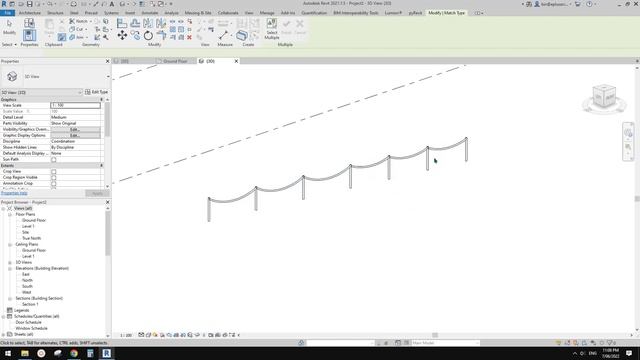 Revit Exercise (Day 806) Line Based Family and Railing Exercise смотреть онлайн
