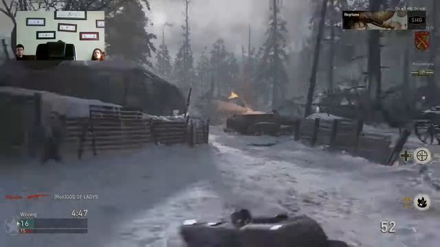 Funny first time playing COD WWII (hidden camera time with mixedbots) смотреть онлайн