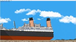Floating Sandbox restoring RMS Britannic