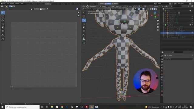 Ajustando a UV Mapping no ZBrush | Curso de Modelagem 3D de Personagem смотреть онлайн