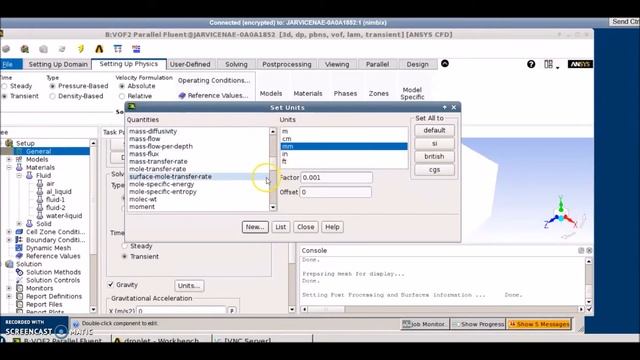 Tutorial for simulation of water droplet fall in Ansys Fluent using VOF model смотреть онлайн