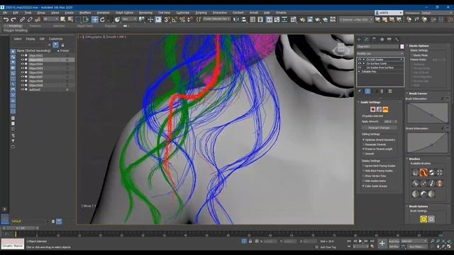 오나트릭스(ornatrix) 연습 3DS MAX AND ORNATRIX HAIR смотреть онлайн