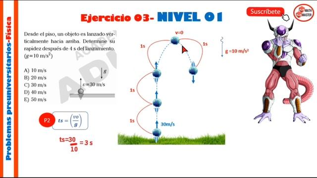 Caida Libre(MVCL)-Nivel 1 - [Ejercicios 03/05]😎 смотреть онлайн
