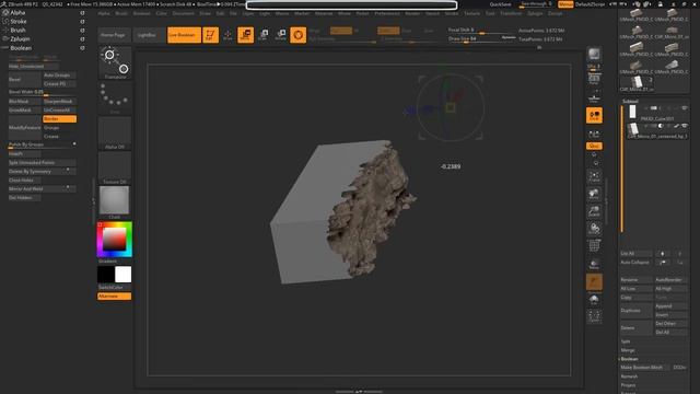 Zbrush Booleans Photogrammetry смотреть онлайн