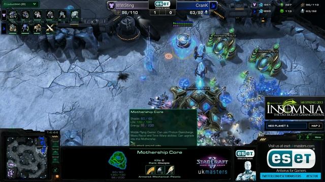 [P] CranK vs [T] Sting - ESET UK Masters Season 1 Grand Finals Game 2 of 5 смотреть онлайн