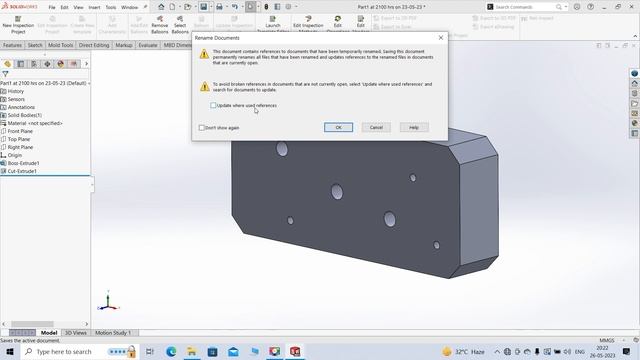 Renaming part files in SolidWorks || SolidCAD Centre || Ballabhgarh || Faridabad || Call 8448207225 смотреть онлайн