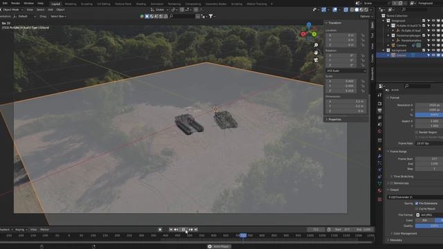 Motion Tracking in Blender for the drone video Intro. смотреть онлайн