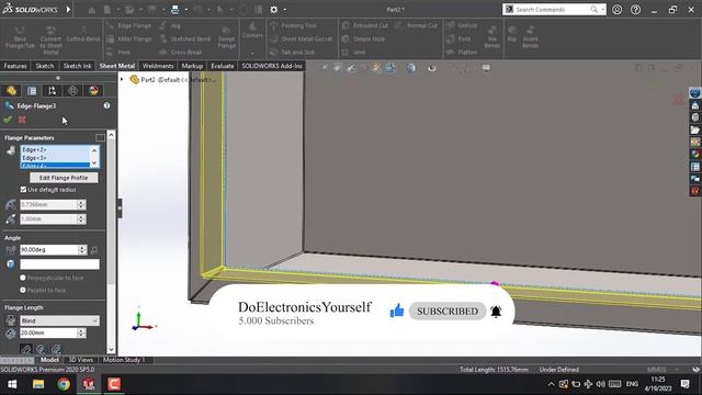 How To Design an Electrical Enclosure - SolidWorks Sheet Metal - Part1 смотреть онлайн