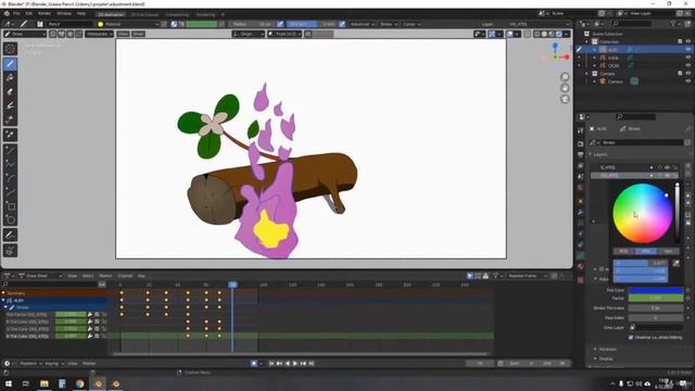 Blender 2d Animasyon Udemy Kursu (grease pencil) смотреть онлайн