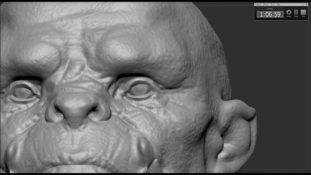 Monster -zbrush speed sculpt смотреть онлайн