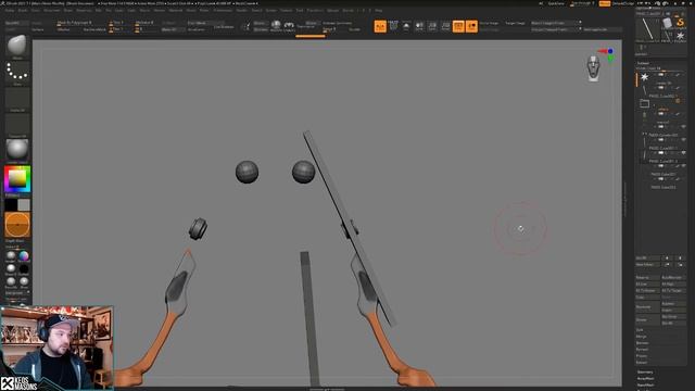3D Character Sculpting - Marco Plouffe's Twitch Stream of 2021-12-15 - Design and Shapes in Zbrush смотреть онлайн