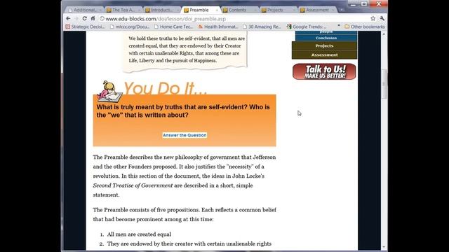 Edu-Blocks Declaration of Independence смотреть онлайн