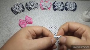 Супер-бантики из остатков ленты. Бантики для самых маленьких. Канзаши для начинающих. Kanzashi