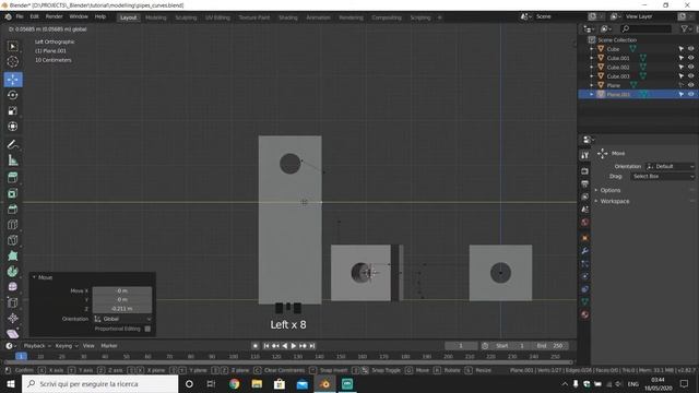 Blender 2.82 | Pipes Using Curves смотреть онлайн