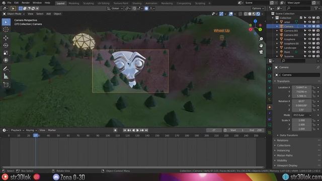 Animar Cambios De Cámara - Tutorial Blender смотреть онлайн