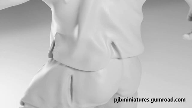 Render of 3D-printable Zombie(32mm) mini I made in Zbrush смотреть онлайн