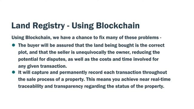 Property Titles on a Blockchain Using Smart Contract смотреть онлайн