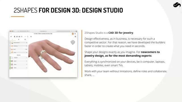 Classic Jewelry 3D Design in 2Shapes for Rhino смотреть онлайн