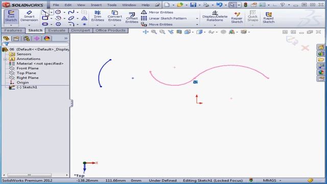 SolidWorks Tutorial - Lesson 06: Arc Tool смотреть онлайн