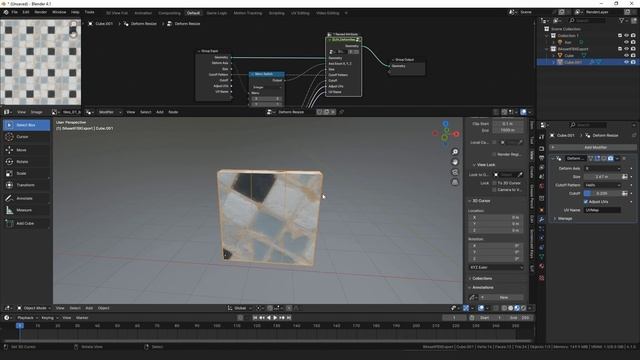 Set Position +UVs Node - DJH Geometry Node Assets v12 смотреть онлайн