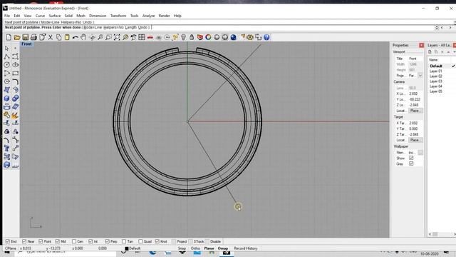 Solitaire Diamond Golden wedding Ring | Rhino cad jewelry Design tutorial | By Designerkaushu смотреть онлайн