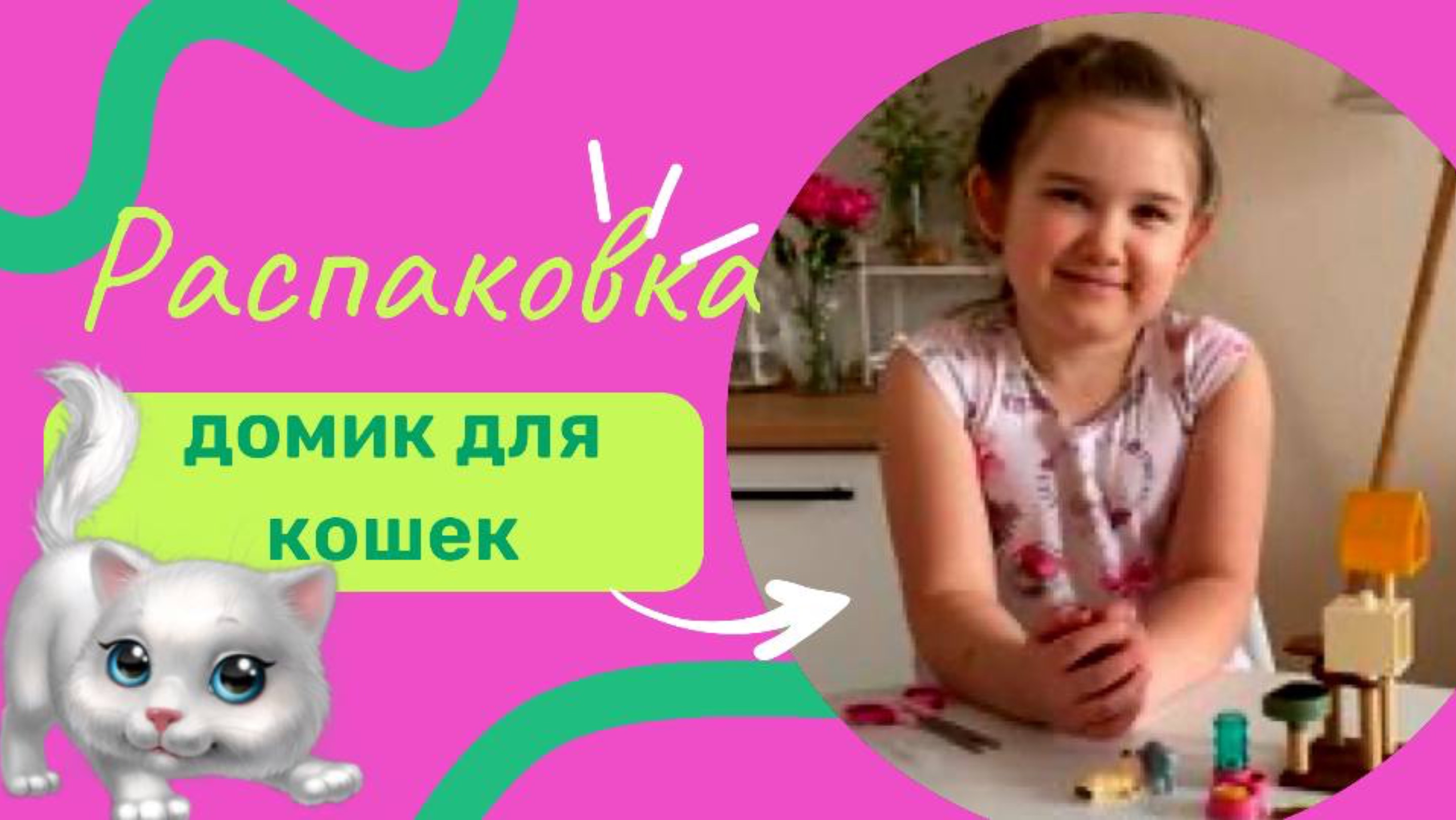 Распаковка домика для кошек