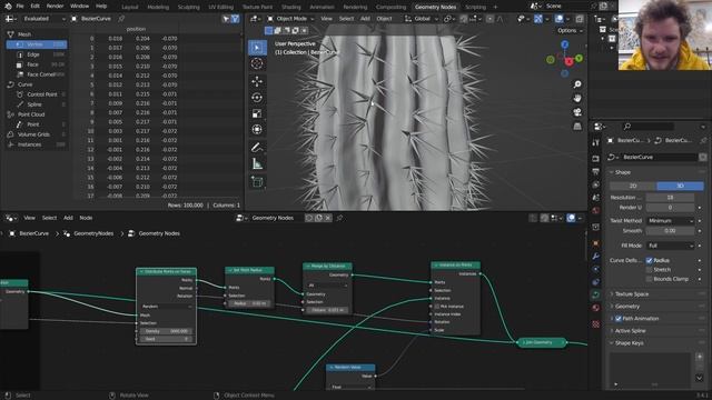 [10] Blender Cactus - Instance Needles смотреть онлайн