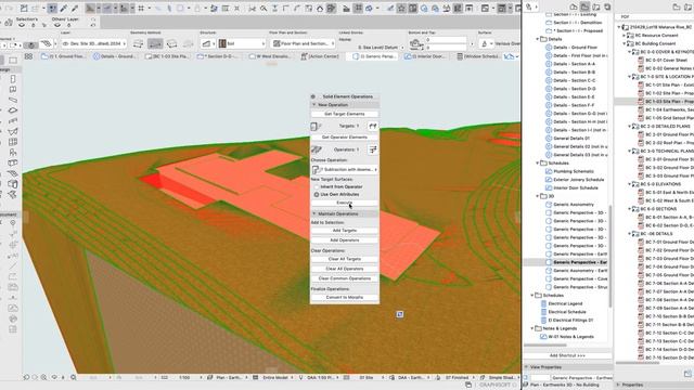#ARCHICAD #ARCHITECTURE - EARTHWORKS - 3D and how to calculate and measure accurate смотреть онлайн