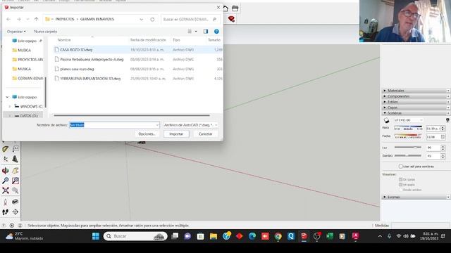 IMPORTAR EN SKETCHUP ARCHIVOS DWG смотреть онлайн