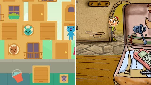 SAGO MINI NEIGHBORHOOD BLOCKS vs FARM FRIENDS | CC Captions смотреть онлайн