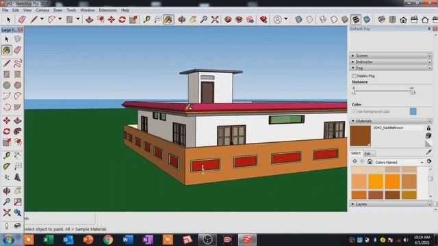 How to make chajja in sketchup || Chajja design || Sketchup full tutorial || Lecture No:6 смотреть онлайн