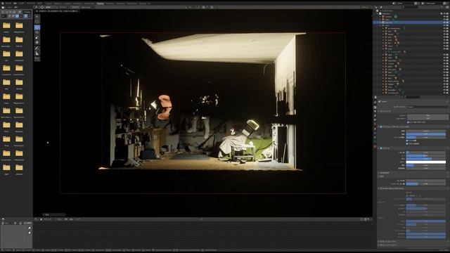Testing Screen Space Global Illumination in Blender Eevee. смотреть онлайн