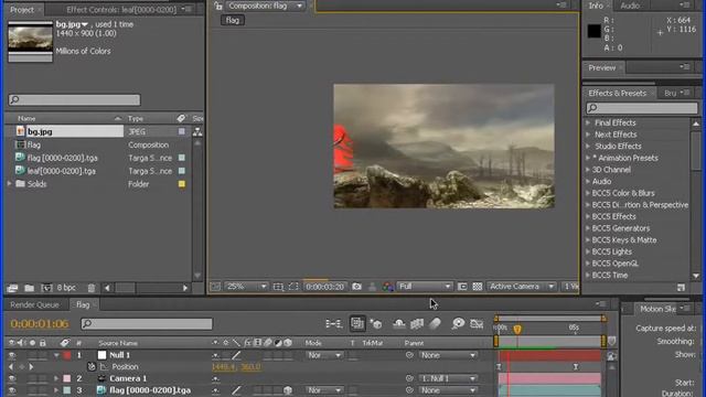 How to Simulate a Torn Flag Animation using 3ds Max and After Effects - Day 2 смотреть онлайн