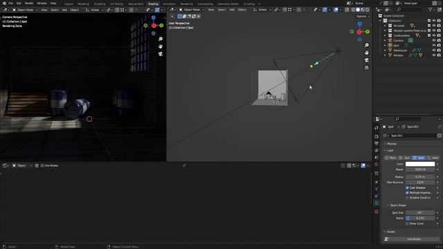 Easily Creating Light Beam in Blender - Beginner Tutorial смотреть онлайн